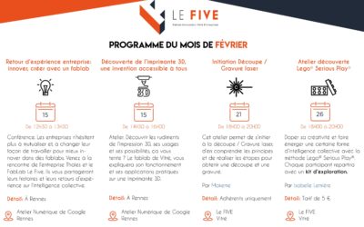 [Actu] Le programme du mois de février, au FIVE, est là !