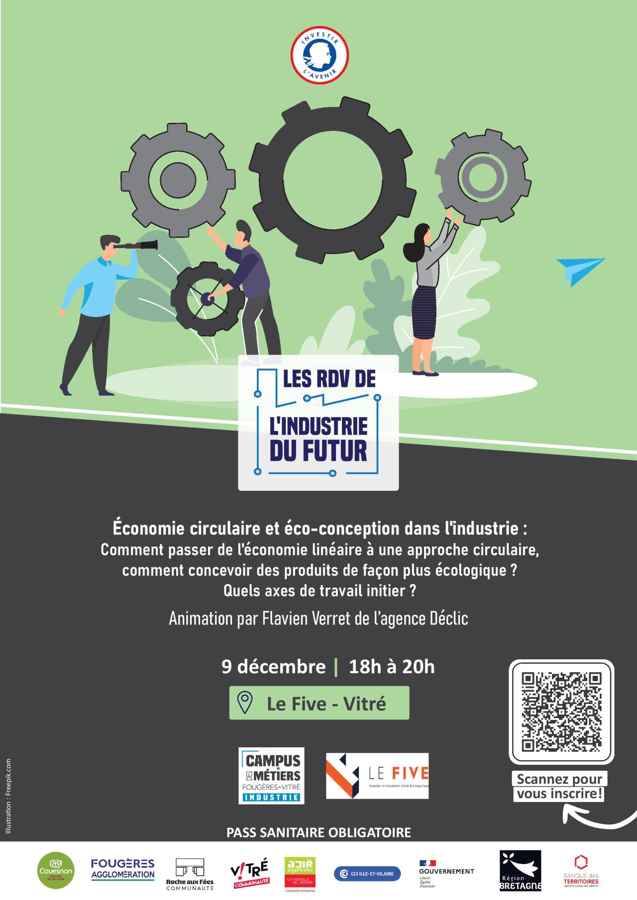 Affiche atelier économie circulaire et éco-conception