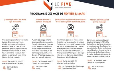 [Février & Mars] Le programme des mois de février & mars est en ligne !
