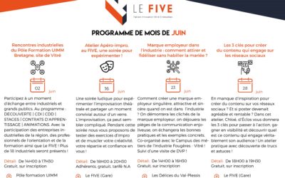 [Juin] Le programme du mois de juin est en ligne  !