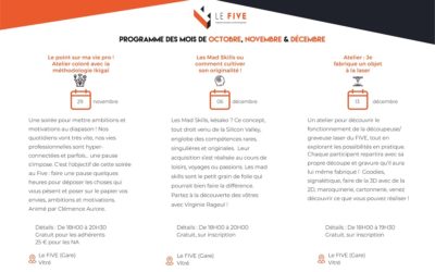 [Octobre, novembre & décembre] Le programme est en ligne !