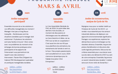 [Mars & avril] Le programme est en ligne !