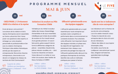 [Mai & Juin] Le programme est en ligne !